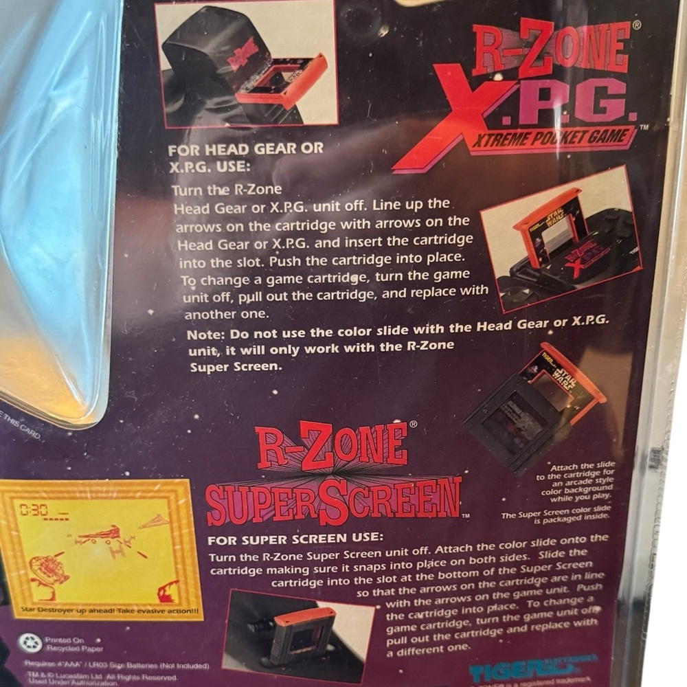 Star Wars Millennium Falcon Challenge Headgear Vintage Virtual Reality Game - Picture 7 of 8